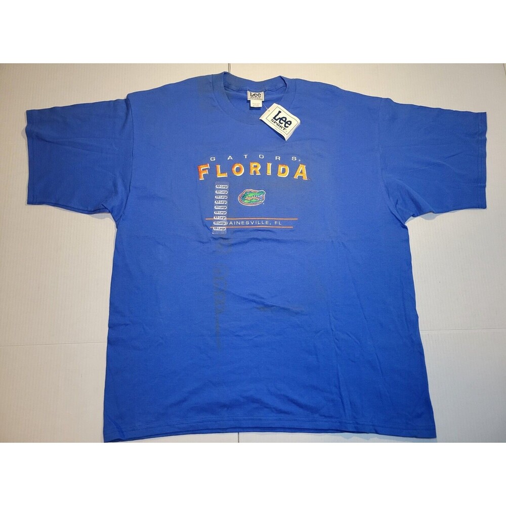 NWT Vintage Y2K Lee Sports Florida Gators‎ NCAA Embroidered Logo Mens Shirt XXL
